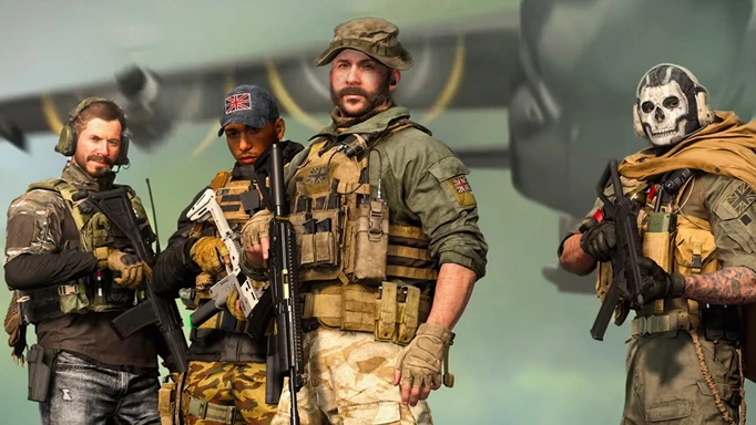 Promo image of Captain Price and co in MW3