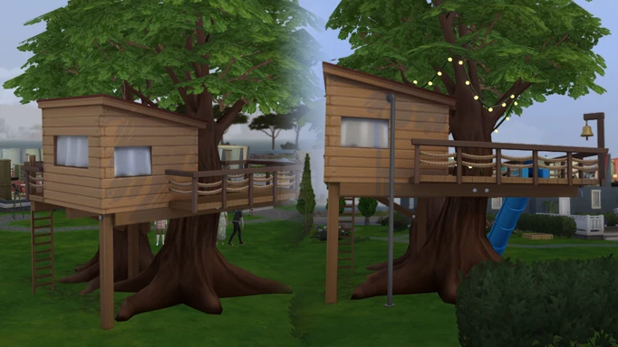 How to upgrade a treehouse in The Sims 4 Growing Together