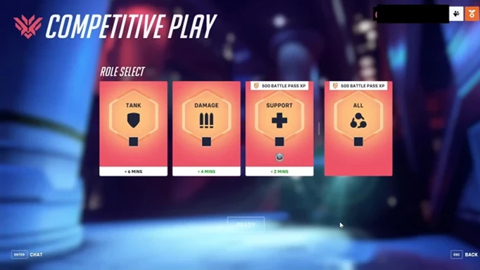 Overwatch 2 Competitive Changes in Season 3: the competitive menu