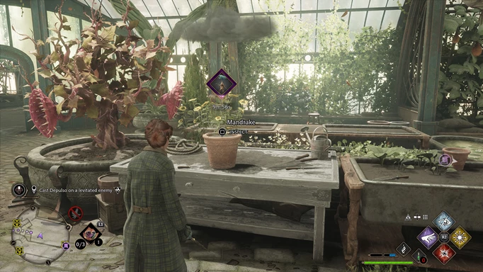 Hogwarts Legacy: How to grow a Mandrake at a Herbology Planter