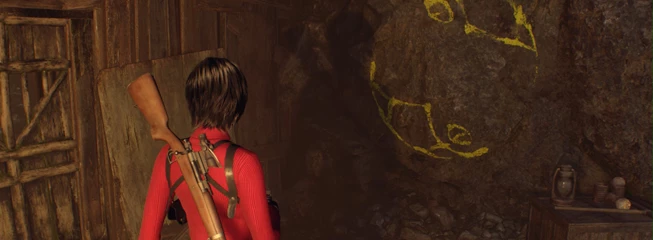 Resident Evil 4 Separate Ways Cliffside Door