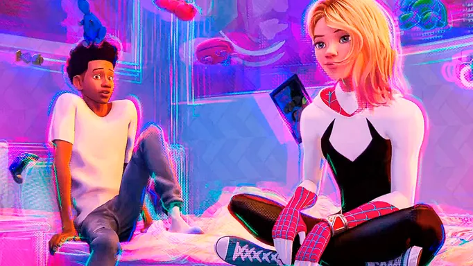 Gwen and Miles in the Across the Spider-Verse trailer