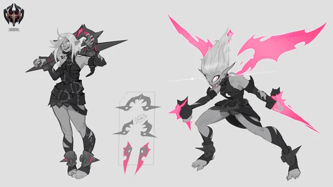 Concept art for Briar in League of Legends.
