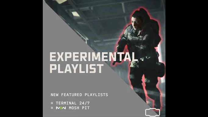 An image Sledgehammer Games used to promote the debut of the Experimental Playlist in MW3
