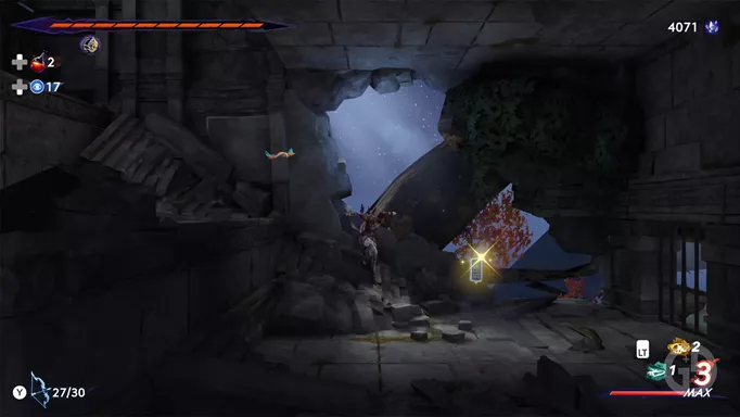 Hidden Village Azure Damascus Ingot location 1 in Prince of Persia: The Lost Crown