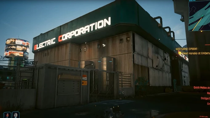 Здание, где вы найдете Термальную Катану в Cyberpunk 2077.