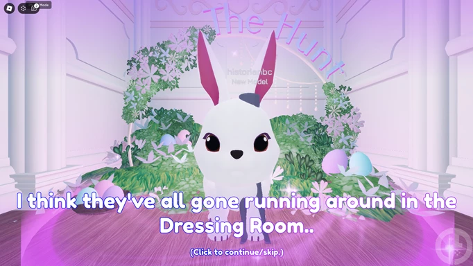 mother bunny in Dress to Impress for Roblox