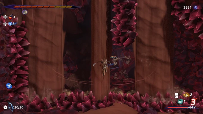 jumping puzzle in Prince of Persia: The Lost Crown