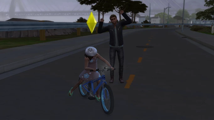 The Sims 4 Growing Together review learn how to ride a bike