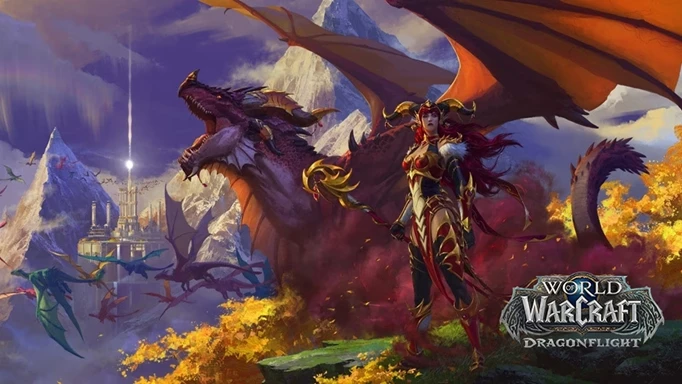 World of Warcraft Dragonflight art