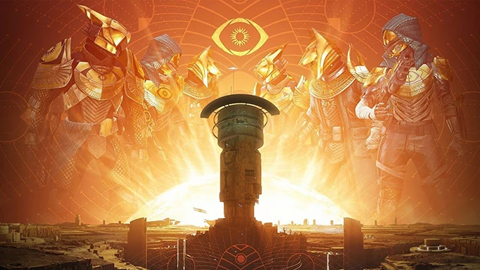 The Trials of Osiris logo and Guardians in Trials armour above the Lighthouse, ahead of the big changes coming in update 7.1.0