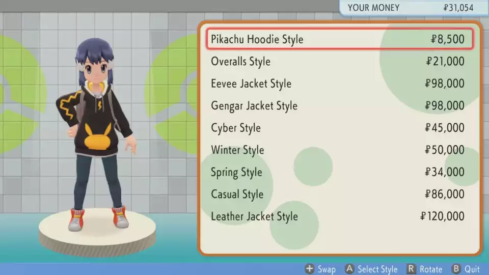 How To Change Clothes In Pokemon BDSP