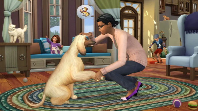 The Sims 4: Cats and Dogs Promotional Image