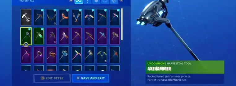 The Ten Most Used Pickaxes In Fortnite