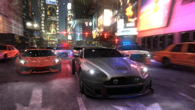 A race through New York City in The Crew.