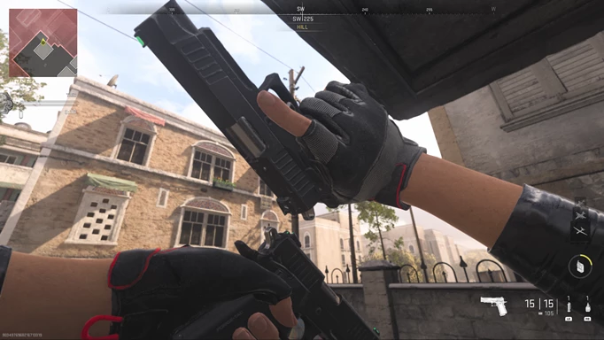 Image of the Akimbo 9mm Daemon pistols in MW2