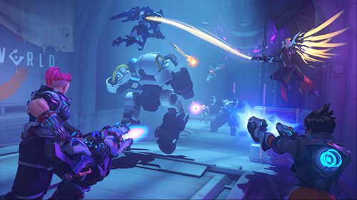 Key art for the underworld event in overwatch 2