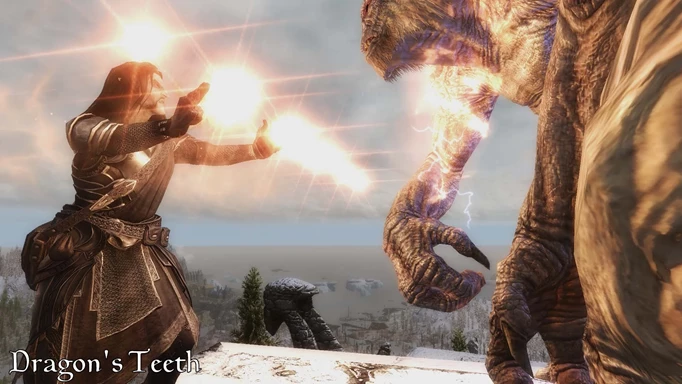 a promo image of the Apocalypse - Magic of Skyrim mod