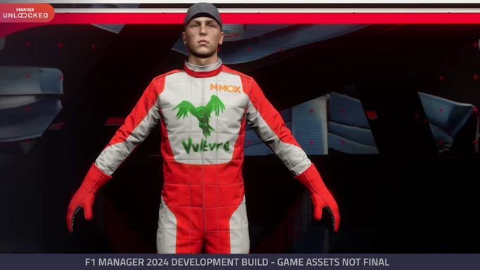 Race suit customisation in F1 Manager 2024