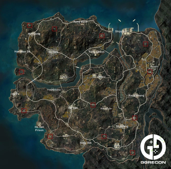 PUBG Taego secret rooms: How to find the keys and all secret room locations  | GGRecon
