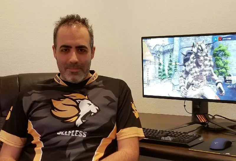 Brad in his Selfless Jersey, ca. 2017
