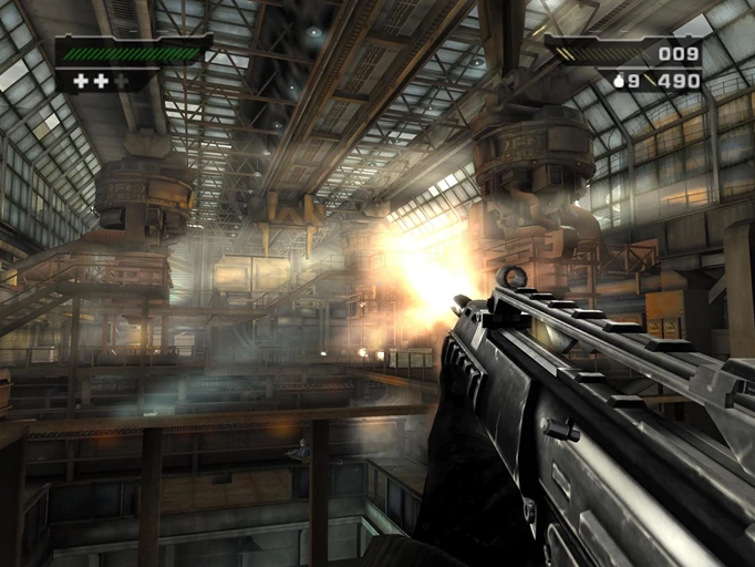 time travel first person shooter