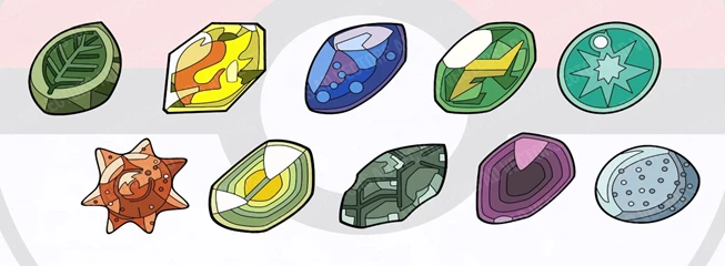 Pokemon Evolution Stones