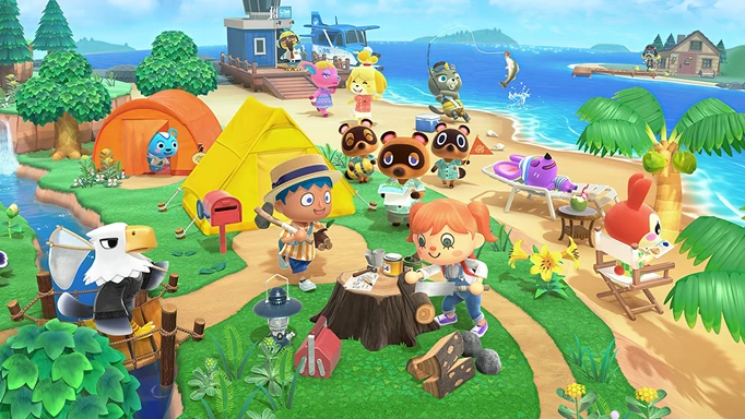 Animal Crossing New Horizons promotional image, one of the best games like The Sims