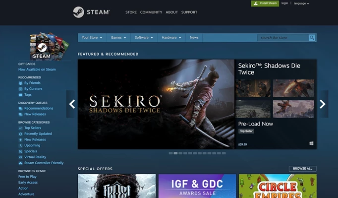 You need to launch the Steam app to redeem Steam codes.