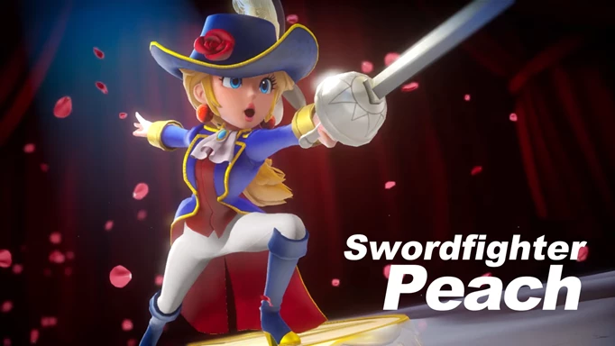 Swordfighter Peach in Princess Peach Showtime