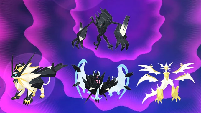 Necrozma and its forms in Pokemon GO