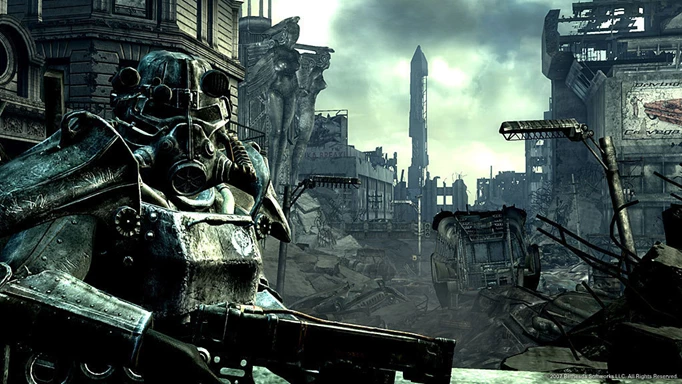 Fallout 3 ruined city