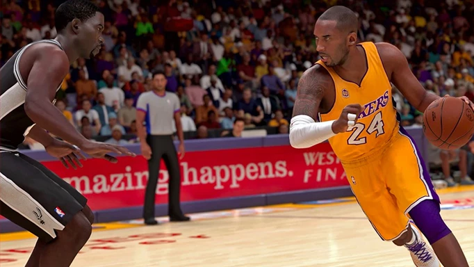 A gameplay screenshot from NBA 2K24