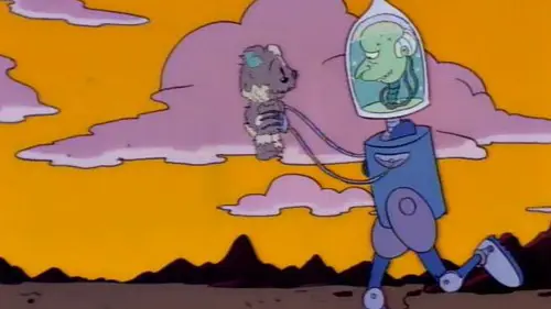 Robot Mr Burns and Bobo in The Simpsons