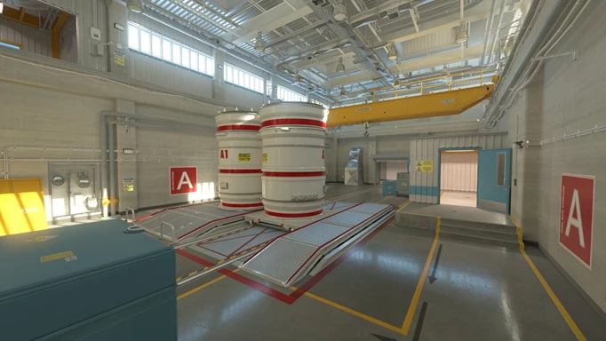 Image of A-Site on Nuke in Counter-Strike 2