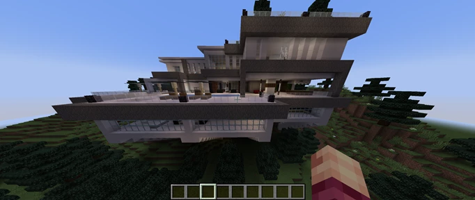 Minecraft modern house