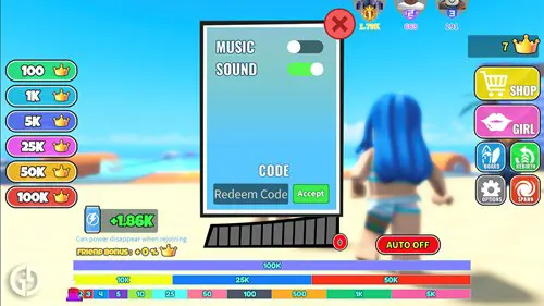 Claiming codes in Surf Race