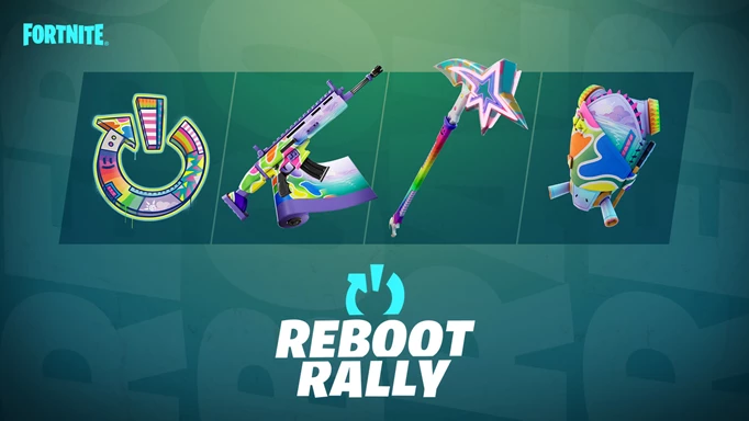 screenshot showing reboot rally rewards in fortnite