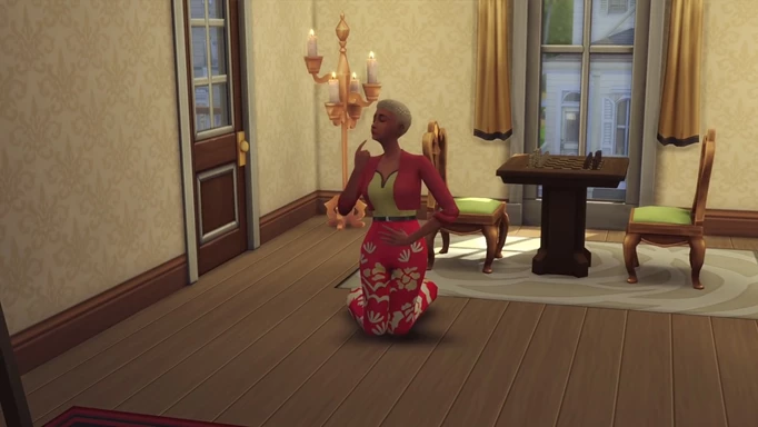 Death by starvation in The Sims 4
