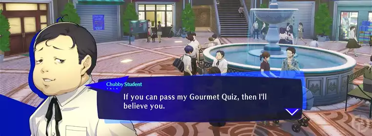 All Chubby Student Gourmet Quiz answers in Persona 3 Reload