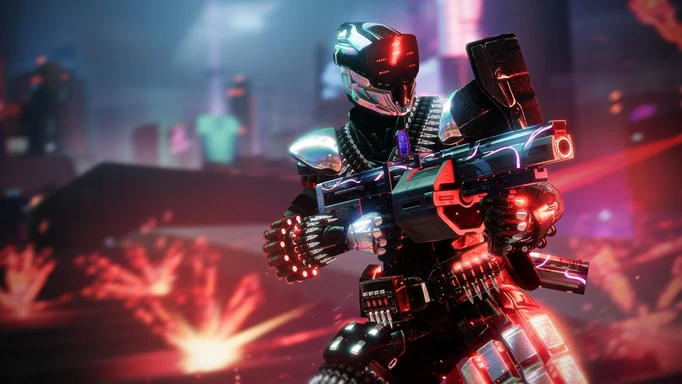 Destiny 2 Lightfall screenshot showing a character in combat