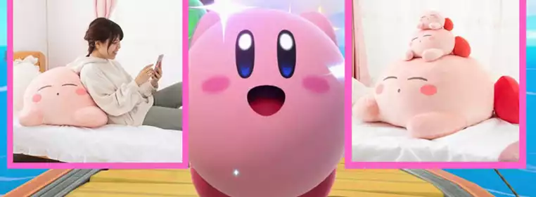 Giant Kirby Plush Gives Players Sweet Dreams In Dream Land
