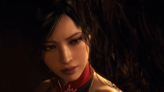 Resident Evil 4 Separate Ways cutscene screenshot of Ada Wong