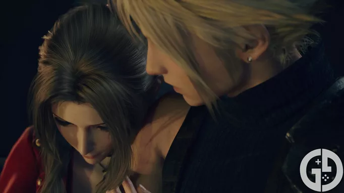 Image of Cloud and Aerith on the Ferris Wheel in Final Fantasy 7 Rebirth