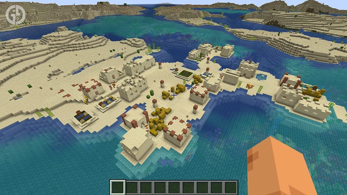 A village in Minecraft