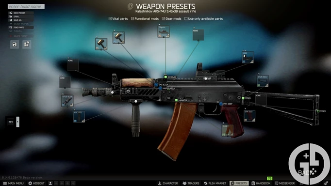 Best early wipe AKS-74U build in Escape from Tarkov