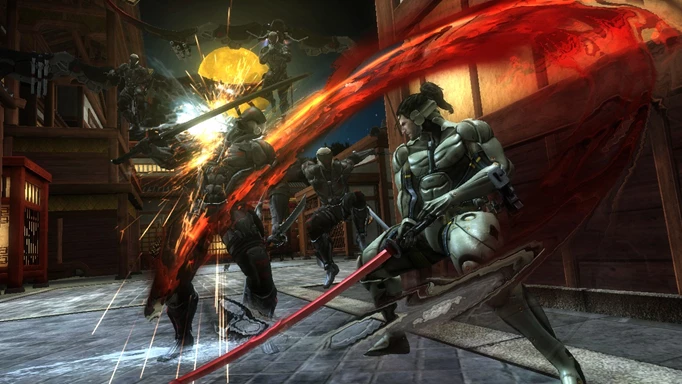 combat in Metal Gear Rising Revengeance