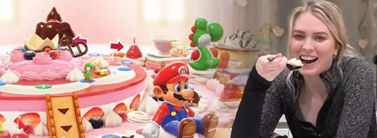 Streamer Bakes Perfect Replica Of Peach's Birthday Cake from Mario Party