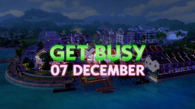 Image showing the launch date for the Sims 4 For Rent expansion