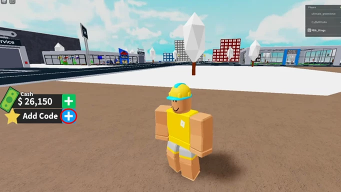 How to redeem codes in Roblox, Vehicle Tycoon